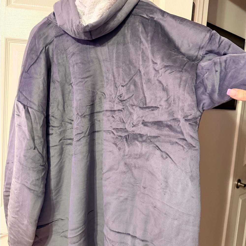 Cozy Oversized Gray Hoodie - Picture 2 of 6